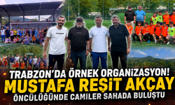 Amatör futbola örnek proje! Trabzon'da camiler arası turnuva coşkusu