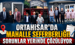 Ortahisar Belediyesi sahada! Muhtarlarla tek tek buluşuyor
