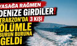 Trabzon'da dalgalar can aldırıyordu! 1 kişinin durumu kritik