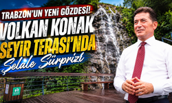 Boztepe'ye yeni bir güzellik daha! Şelale ilk günden ilgi odağı oldu