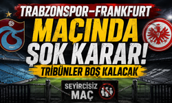 Trabzonspor'un Frankfurt maçı seyircisiz oynanacak