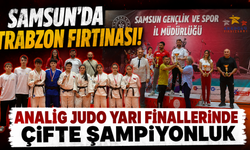 Trabzonlu judocular zirveyi bırakmadı! Samsun'da çifte zafer