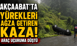 Hıdırnebi yolunda korku dolu anlar! Otomobil uçuruma yuvarlandı