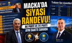 Maçka'da siyasetin nabzı yükselecek! İki parti aynı saatte ilçede