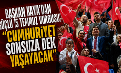 Ahmet Kaya: "15 Temmuz'da milletimiz ihanete geçit vermedi"