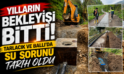 Büyükşehir'den su sorununa neşter! İki mahalleye kalıcı çözüm