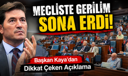 Trabzon Meclisinde barış mesajı! Başkan Kaya'dan Kanca'ya teşekkür