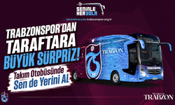 Trabzonspor'dan taraftara tarihi çağrı! Takım otobüsünde sen de yerini al
