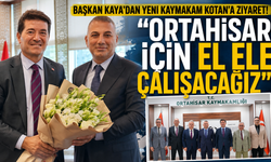 Yeni dönemin ilk buluşması! Başkan Kaya'dan Kaymakam Kotan'a ziyaret