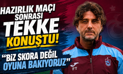 Fatih Tekke'den net mesaj! "Skor umurumuzda değil"