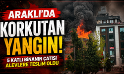 Trabzon'da korku dolu anlar! Yangın için seferberlik başlatıldı