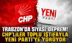 Özgür Özel'in çağrısı Trabzon'da karşılık buldu! CHP'den toplu istifa