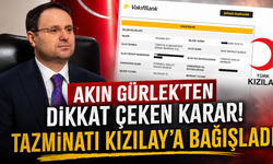 Adalet Bakanı'ndan Kızılay'a destek! Tazminatın tamamını bağışladı
