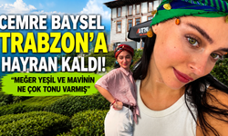 Trabzon manzarası büyüledi! Cemre Baysel'in paylaşımı sosyal medyada gündem oldu