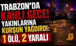 Düzköy'de kan donduran olay! Yakınlarına ateş açtı