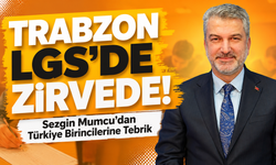 Trabzon'un gururu oldular! Sezgin Mumcu'dan tam puan alan öğrencilere tebrik