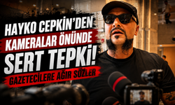 İfadeye giderken gergin anlar! Hayko Cepkin'den basın mensuplarına sert sözler