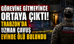 Trabzon'da jandarma uzman çavuşundan acı haber