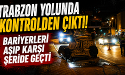 Trabzon yolunda feci kaza!