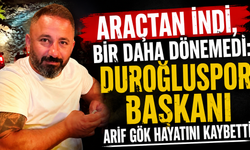Dengesini kaybetti, dereye düştü: Duroğluspor Başkanı yaşamını yitirdi