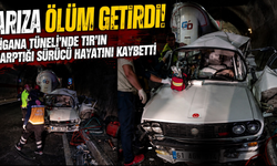 Zigana Tüneli'nde can pazarı! Duran otomobili tır biçti