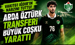 Iğdır'da Arda Öztürk heyecanı! Taraftarlar:"En doğru transfer"