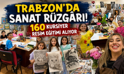 Trabzon'da sanata büyük ilgi! Büyükşehir'in resim kursları dolup taştı