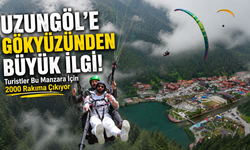 2000 rakımdan eşsiz manzara! Uzungöl'ü kuş bakışı görmek İçin akın ediyorlar