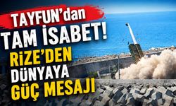 TAYFUN Füzesi'nin Blok 3 versiyonu Rize'den ateşlendi