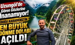 Karadeniz'in zirvesinde yeni heyecan! 40 metrede eşsiz Uzungöl manzarası
