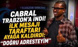 55 numara Trabzon’da! Cabral: “İlk maçımı sabırsızlıkla bekliyorum”