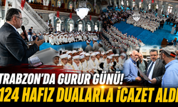 Kur'an'a adanan emek taçlandı! Of'ta 124 hafız icazet aldı