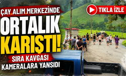 Rize'de çay mesaisi gergin geçti! Sıra tartışması büyüdü