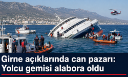 Girne’de yolcu gemisi alabora oldu: Tahliye sürüyor
