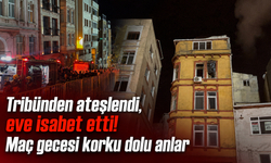 Stattan gelen havai fişek evi yaktı!