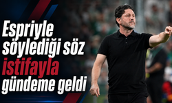 Espriyle söylediği söz istifayla gündeme geldi