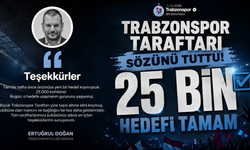 Trabzonspor taraftarından büyük destek!