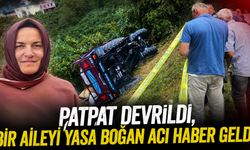 Ordu’da feci kaza! Devrilen patpat can aldı