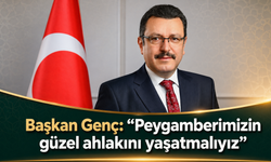 Mevlid Kandili’nde Başkan Genç’ten anlamlı mesaj