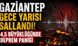 Saat 03.42'de korkutan deprem! Gaziantep sallandı