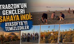 Gençlerden Ayasofya sahilinde çevre seferberliği
