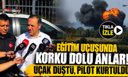 Yalova’da eğitim uçuşu faciaya dönüşüyordu!