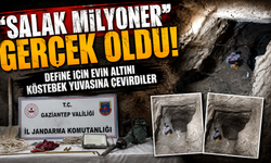 Yeşilçam filmi gerçek oldu! Define uğruna evin altını kazdılar