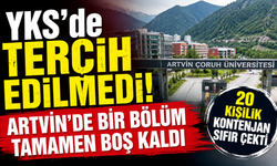 YKS’de Artvin detayı: 20 kişilik kontenjana yerleşen olmadı