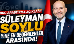 Süleyman Soylu ORC Araştırması'nda dikkat çekti