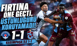 Trabzonspor İstanbul’da 2 puan bıraktı!