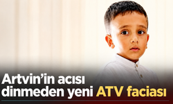 Çocukların ATV gezintisi faciayla bitti