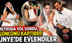 Metroda yol sordu, gönlünü kaptırdı!