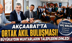 Büyükaydın’dan Muhtarlara Yakın Mesai! “Her Talebin Takipçisi Olacağız”