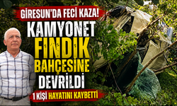 Kontrolden çıkan araç bahçeye devrildi! Sürücü kurtarılamadı